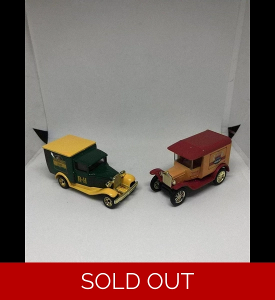 Set of Vintage 1:64 Scale Die Cast Beer Trucks - River House & Snake River